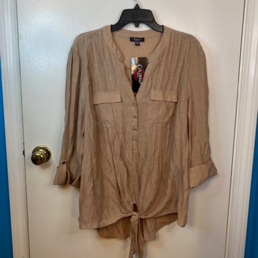 Cocomo Tan lightweight Blouse